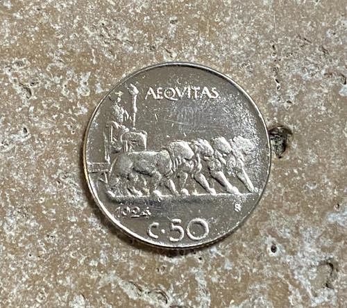Centesimi 1924 leoni veiii - 50,