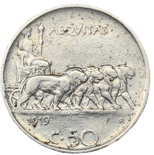 Centesimi 1919 xviii - 50,