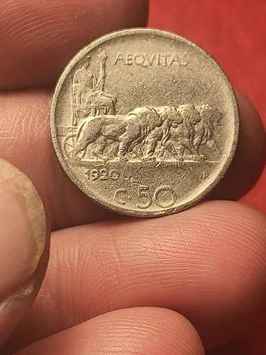 Moneta centesimi leoni - 50,