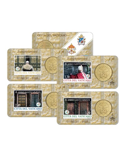 Stamp coincard 50 - &,