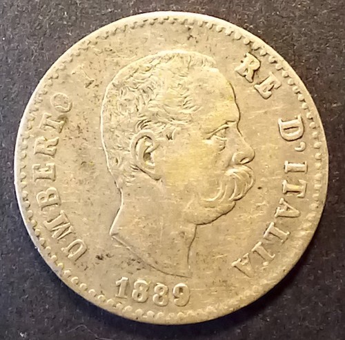 Regno centesimi stemma - 50, 1889