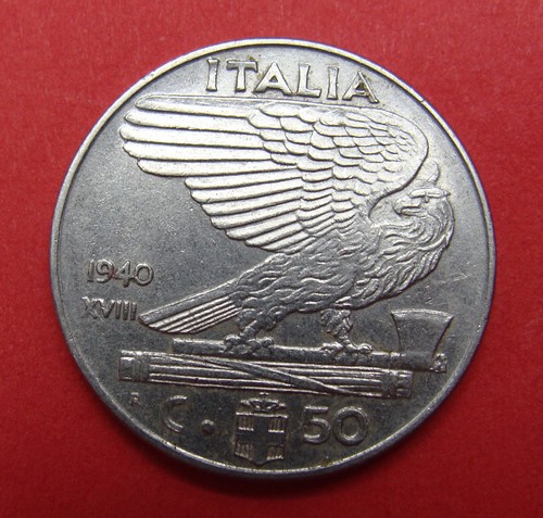 Italia centesimi 1940 vz - italia,