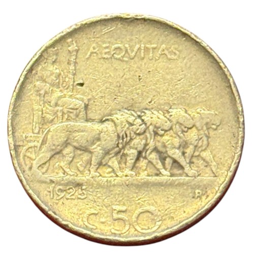 Centesimi 1925 xviii - 50,
