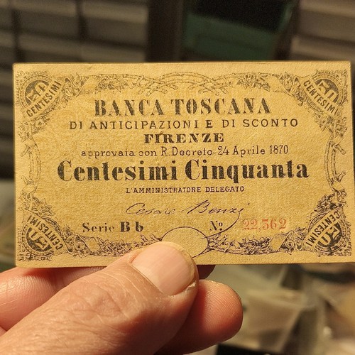 Centesimi 1870 banca - 50,