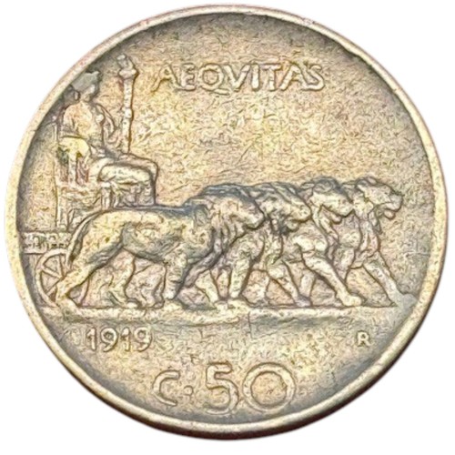 Centesimi 1919 xviii - xviii,