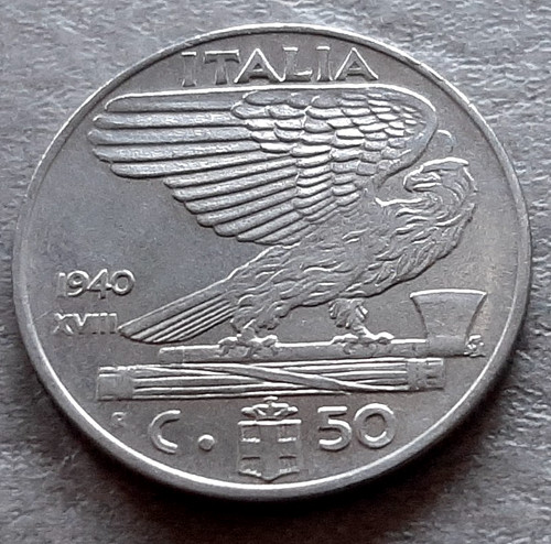 Pièce monnaie italie - monnaie, 50