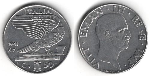 Italia centesimi 1941 - italia,