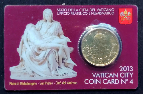 Vaticano coin card 50 - n.4,
