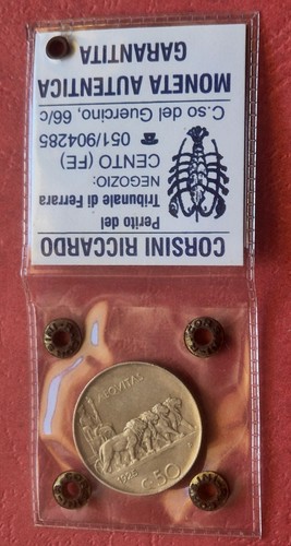 Centesimi 1925 leoni - leoni, rigato