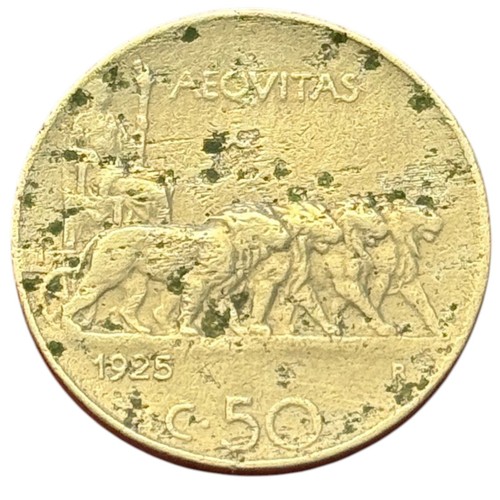 Centesimi 1925 xviii - centesimi,