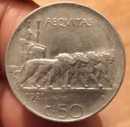 Centesimi 1921 leoni - 1921,