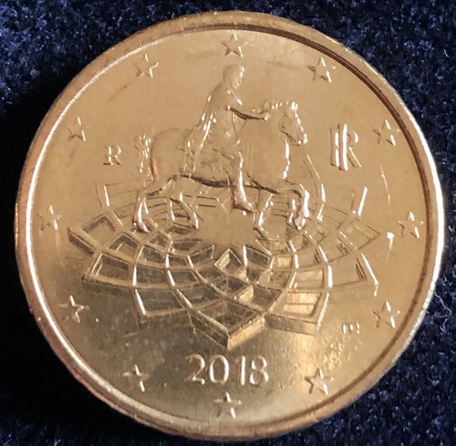 Cent italia 2018 fdc - 0,50,
