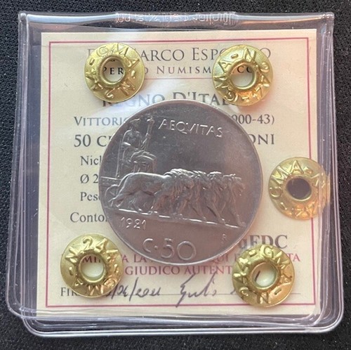 Iii 50 centesimi 1921 - centesimi,