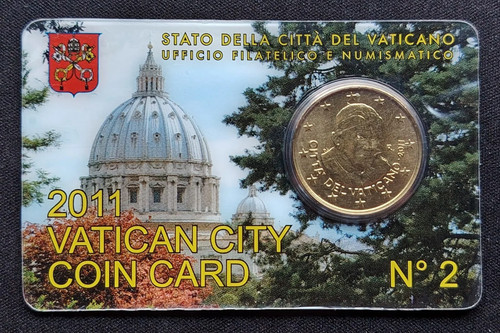 Vaticano coin card - coin, 50