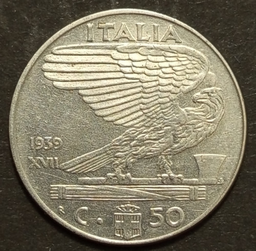 Centesimi impero 1939 xvii - 50,