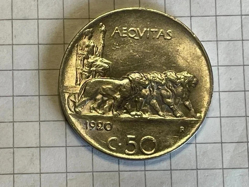 Centesimi leoni 1920 - 50,