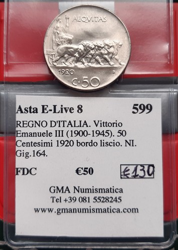 50 centesimi 1920 - ,